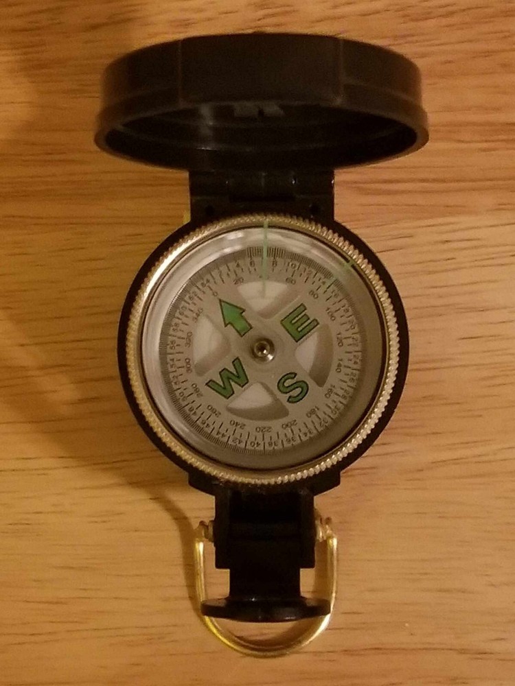 🔥Engineer Lensatic Compass UST Ultimate Survival Technologies, Color Black