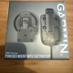 Garmin Powered Mount with Suction Cup t/GPSMAP 66i, 66sr, 67, 67i – Black