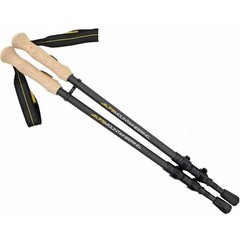 Lightweight Carbon Fiber Aluminum Trekking Poles Fast Locking EVA Grip Set New