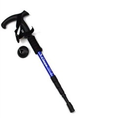 Hiking Stick 110 Cm 4 Section Aluminum Alloy Walking Trekking Poles