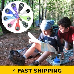 CooBigo 25 Pack Mini Compasses for Kids – Multi-Color