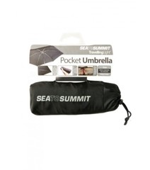 SEA TO SUMMIT POCKET UMBRELLA ULTRA-COMPACT LIGHT WEIGHT BLACK TRAVEL UMBRELLA