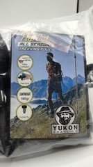 NEW Yukon Charlie’s All Season Trekking Pole Aluminum Flip Out 43-51″ Blue