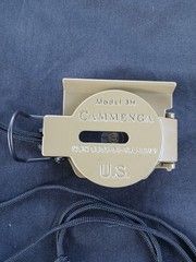 Cammenga Model 3H Tritium Lensatic Compass Desert Tan Civilian Version Blk Pouch