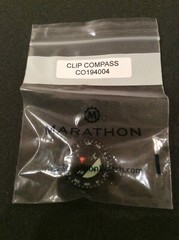 MARATHON WRIST COMPASS CLIP ON GENUINE, CO194004 , GLOW IN DARK, JEWELED BEARING