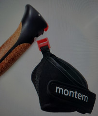 Montem Pro Walker Nordic Fitness Hiking 2-Poles One Pair Black