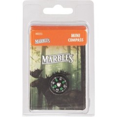 Marbles Mini Compass Glow in the Dark Fluorescent Markings Magnified Face 20mm