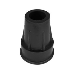Ferrule for Walking Stick Crutch 18mm Black Rubber Foot pad Protector Frame Grip