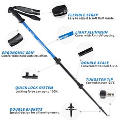 G2 Go2Gether G2 Trekking Hiking Poles Telescopic/Aluminum Alloy/Comfort