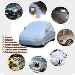 for Fiat 500 Abarth 595 2010-2022 Custom-Fit All Weather Style A Silver