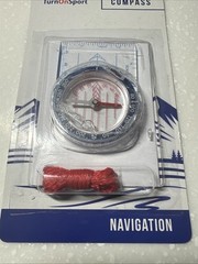 Boy Scout Hiking Compass TurnOnSport | Orienteering Compass for Kids Map Navi