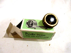 Vintage Pesto Fluid Pin On Compass in Original Box-Germany