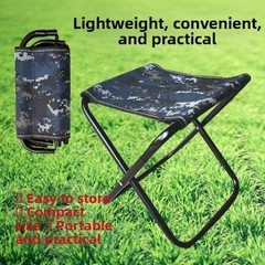 Foldable Lightweight Fishing Stool Compact Outdoor Camping Stool with Bag
