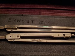 pre-war ~The A. Lietz Co. compass and scribe set~ Marvel 1965-R ~Made in Germany