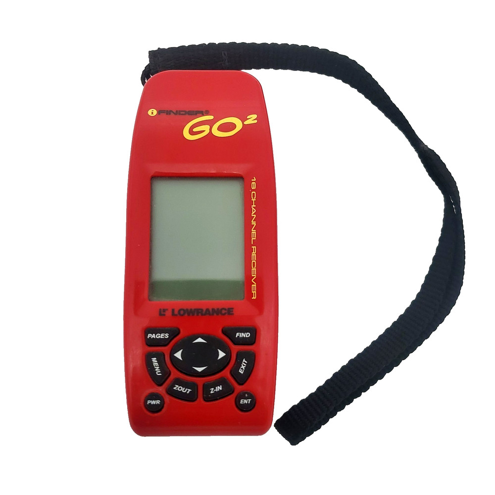 LOWRANCE iFINDER GO2 16-CHANNEL GPS UNIT Red – Great For Hiking, Glove Box