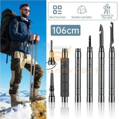 Multi-Functional Hiking Stick Tactical Hiking Pole-Tool Equipment Hiking Pole US