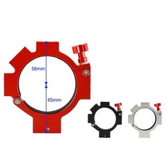 Astronomical Telescope Camera Holder Ring for ASI Cooled Cameras 78mm Aluminum