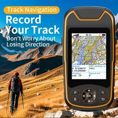 Handheld GPS for Hiking Rugged Handheld GPS Navigator with USA Topo Map
