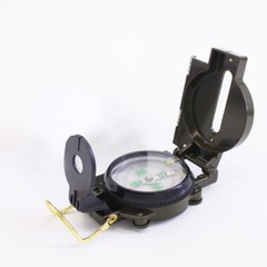 US 1-2 Pack Metal Pocket Army Style Compass Military Outdoor Adjustable luminous