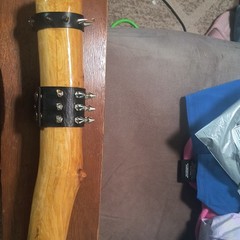 Solid red cedar hand made war club/ Fantasy/ LARP/ Cosplay.