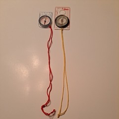 Two Map Hiking Backpacking Compasses 2