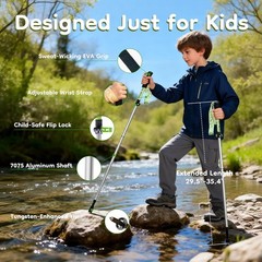 2-Pack 7075 Aluminum Ultralight Folding Trekking Poles, Professional Walking