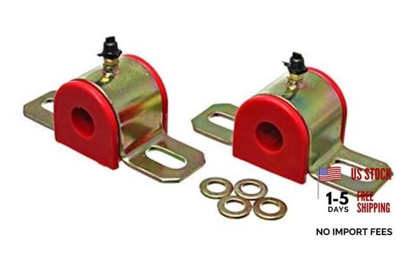 Energy Suspension 9.5156R 3/4″ Greasable Sway Bar Set – Red