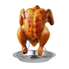 Stainless Steel Chicken Roaster Rack for Outdoor For picnic BBQ and Road Trips