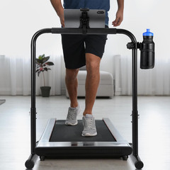 Large Handle Bar for Walking Pad Only with Phone Holder and Cup Holder Adjustabl