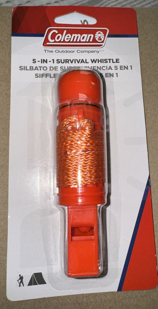 Coleman Company 5-In-1 Survival Whistle (B2n)