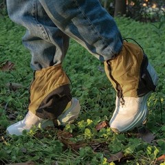 For Outdoor Hiking Ankle Gaiters with Adjustable Drawstring and Hook Fastener