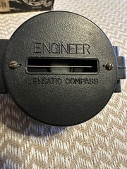 Vintage Engineer Lensatic Precise Liquid Filled Compass Japan-With Original Box!