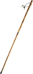 SE Survivor Series Wooden Walking/Hiking Stick with 55", Brown