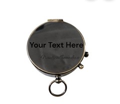 Custom Engraved Working Brass Compass-Personalized Unique Gift for Her, Him