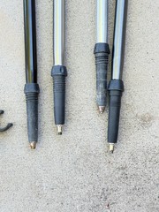Lot of 4 Individual Trekking Poles – Coleman – Eddie Bauer – New Balance
