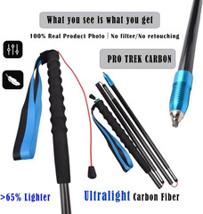 Ultralight Carbon Fiber Trekking Poles 2-Pack,Z-Pole Design Trail Running,Foldab