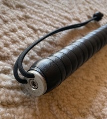 Curve Titanium Back Country Hiking Staff w/ Reinforced Rubber Tip Made in USA
