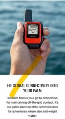 Garmin inReach Mini Satellite Communicator With GPS Hiking Outdoors – Orange