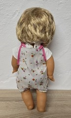 Vinyl doll, 37 cm, sleeping eyes, drinking and wetting function, vintage