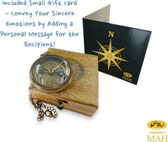 True North Compass – Go Confidently in The Direction of Your Dreams – Embossed