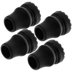 4pcs Trekking Pole Tip Replacement Crutch Foot Cover Anti- Cane Foot Pad