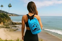 Waterproof Dry Bag, Roll-Top Floating Sack, 500D PVC for Kayaking, 5L Blue