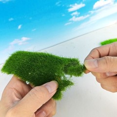 Miniature Artificial Grass Mats Waterproof for Dollhouse Fairy Garden Projects