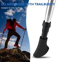Nordic Walking Pads, 12 Pack / 6 Pairs Nordic Walking Asphalt Rubber Pads for…