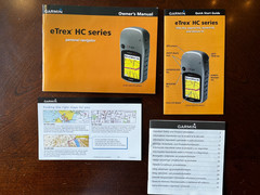 Garmin eTrex Vista HCx Personal Navigator Handheld GPS with accessories