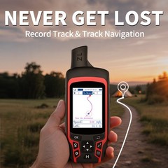 A6 Handheld GPS for Hiking, Rugged Waterproof GPS Navigator Track Navigation