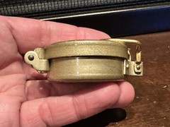 Vintage Lensatic Compass Liquid Filled Military Style Works