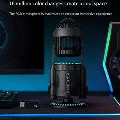 Vibrant Color Dual Drive Spray System Fan for Home and Office Aesthetics
