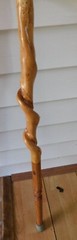 Eagle Head Twisted Wood Solid Walking Stick