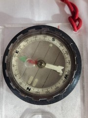 Map Pocket Compass & Ruler & Lanyard for Survival Kits